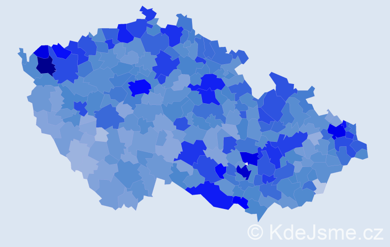 Jméno: 'Soňa', počet výskytů 19473 v celé ČR