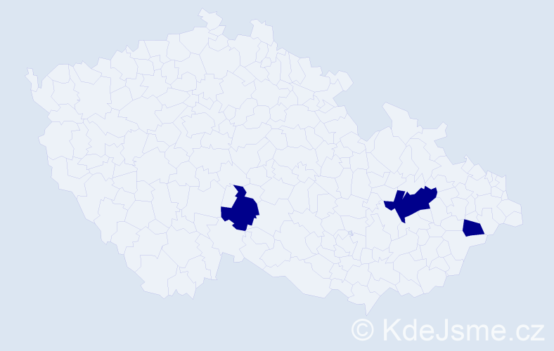 Jméno: 'Radim Jan', počet výskytů 3 v celé ČR