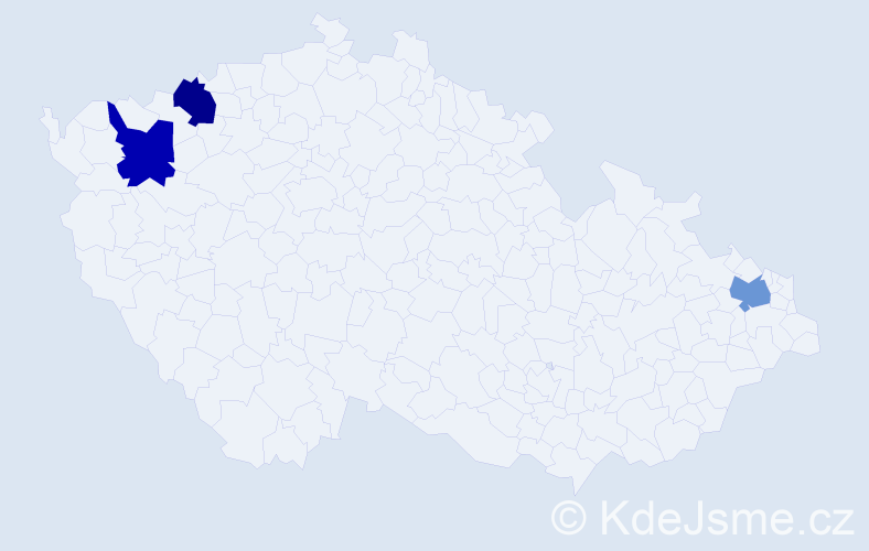 Jméno: 'The Thanh', počet výskytů 3 v celé ČR