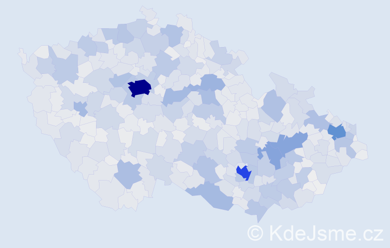 Jméno: 'Květoslava', počet výskytů 16228 v celé ČR
