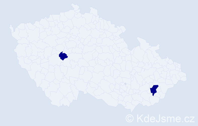 Jméno: 'Nyamtseren', počet výskytů 2 v celé ČR