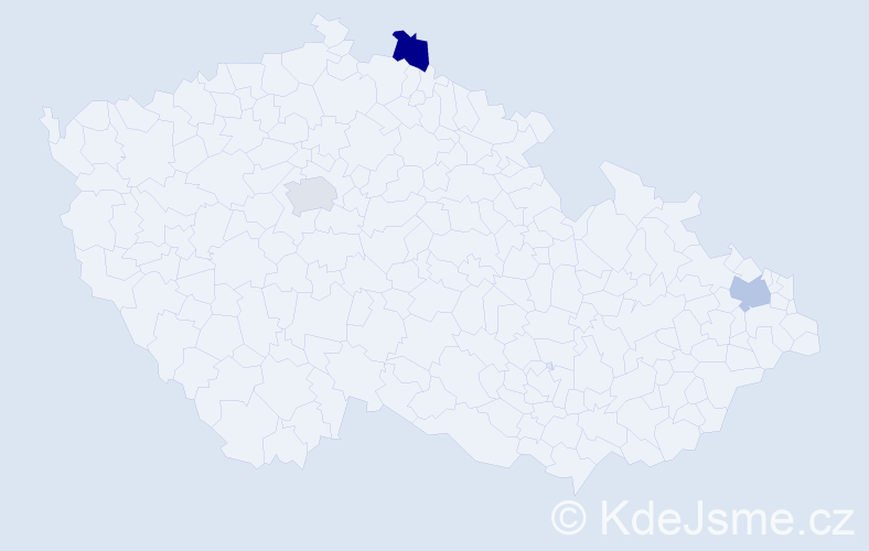 Jméno: 'Tran Quan', počet výskytů 3 v celé ČR