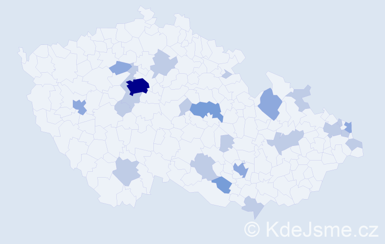 Jméno: 'Salome', počet výskytů 42 v celé ČR