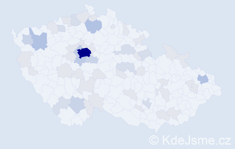 Jméno: 'Natalja', počet výskytů 113 v celé ČR