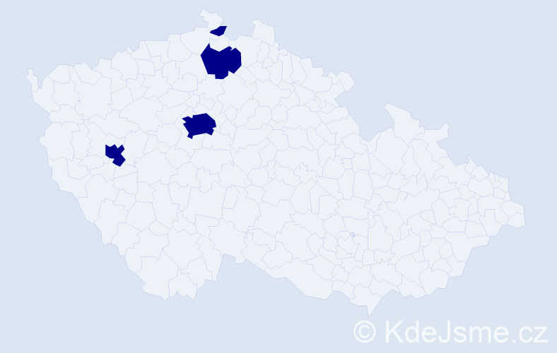 Jméno: 'Manh Dat', počet výskytů 4 v celé ČR