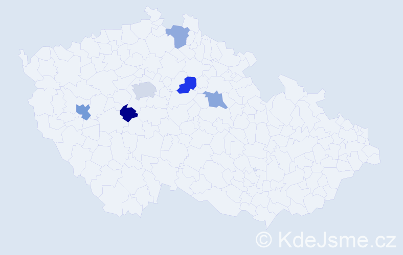 Jméno: 'Koichi', počet výskytů 8 v celé ČR