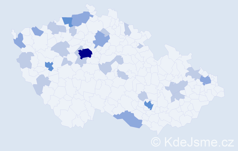 Jméno: 'Thi Duyen', počet výskytů 54 v celé ČR
