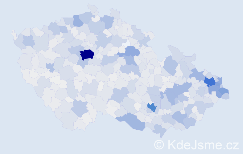Jméno: 'Darina', počet výskytů 4837 v celé ČR