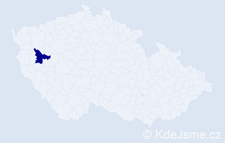 Jméno: 'Adéla Lada', počet výskytů 1 v celé ČR