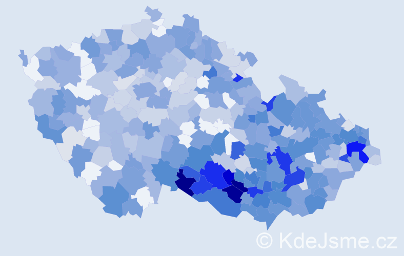 Jméno: 'Drahoslav', počet výskytů 1202 v celé ČR
