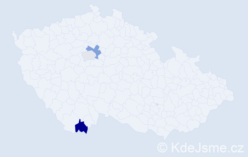 Jméno: 'Thi Khue', počet výskytů 3 v celé ČR