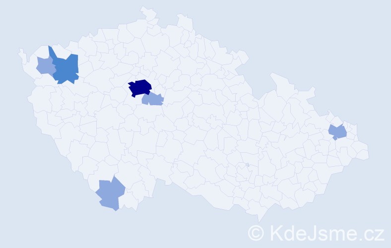 Jméno: 'Ildar', počet výskytů 17 v celé ČR