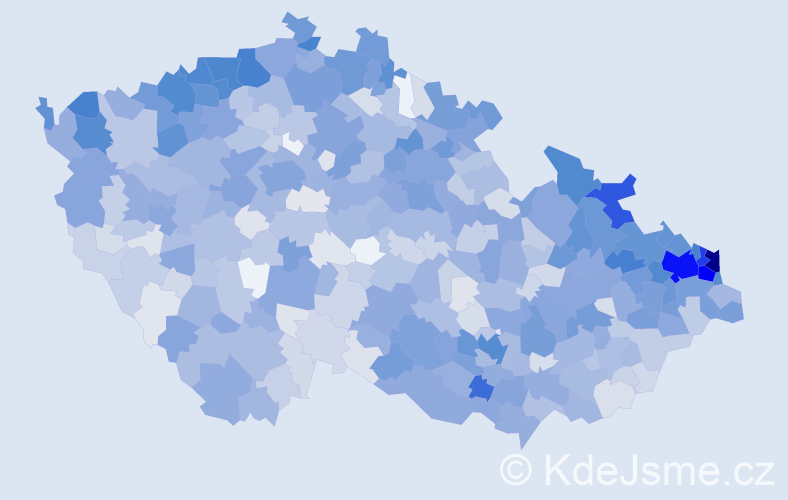 Jméno: 'Nikolas', počet výskytů 2743 v celé ČR