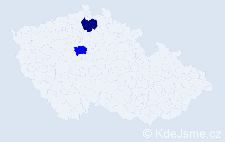 Jméno: 'Tuvshin', počet výskytů 3 v celé ČR