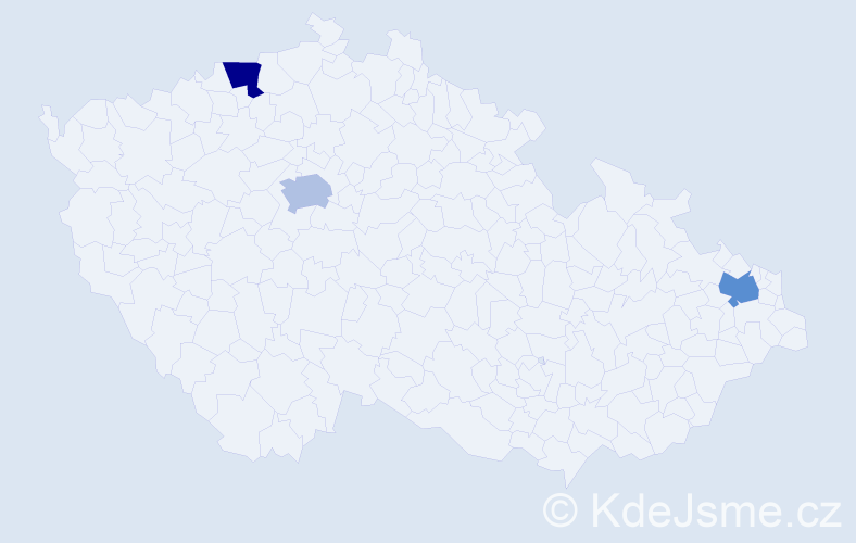 Jméno: 'Quang Dong', počet výskytů 3 v celé ČR