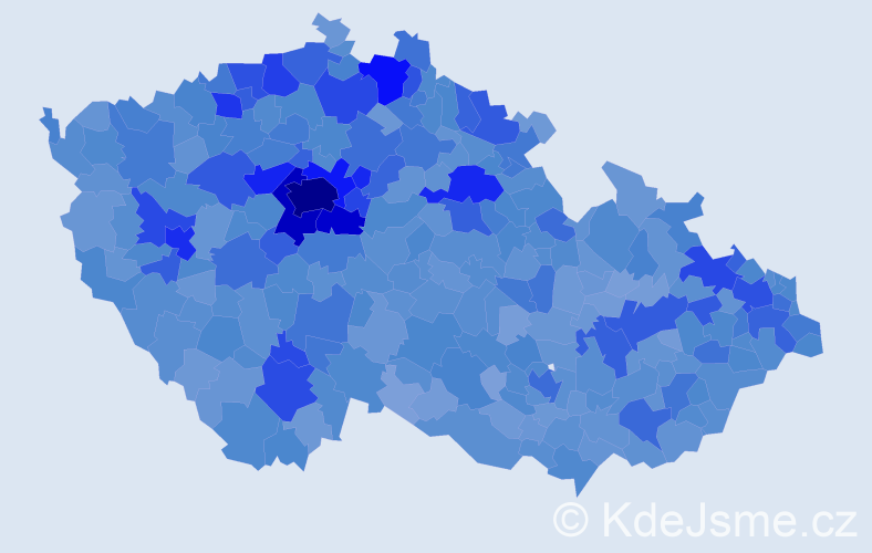 Jméno: 'Karolína', počet výskytů 27567 v celé ČR