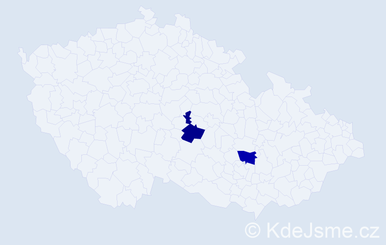 Jméno: 'Zolboot', počet výskytů 2 v celé ČR