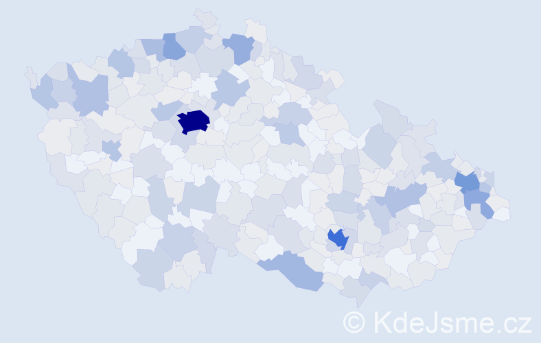 Jméno: 'Ida', počet výskytů 899 v celé ČR