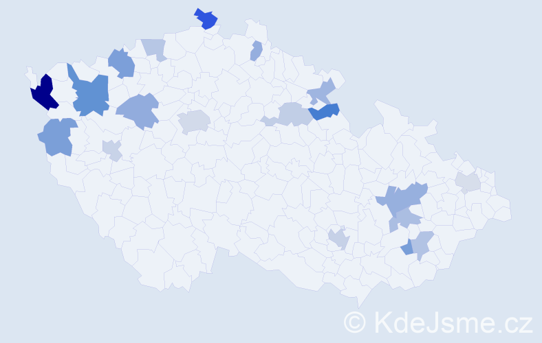 Jméno: 'Chuong', počet výskytů 32 v celé ČR