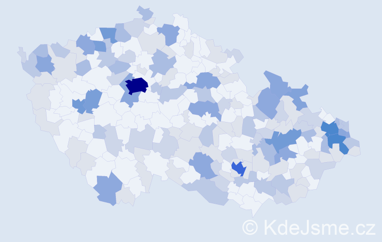 Jméno: 'Albín', počet výskytů 379 v celé ČR