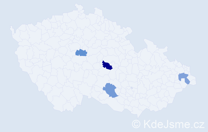Jméno: 'Ignát', počet výskytů 4 v celé ČR