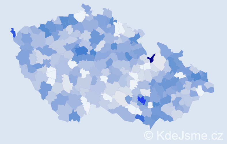 Jméno: 'Kristína', počet výskytů 1153 v celé ČR