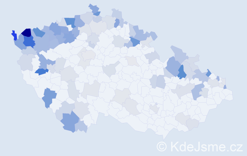 Jméno: 'Elfrieda', počet výskytů 210 v celé ČR