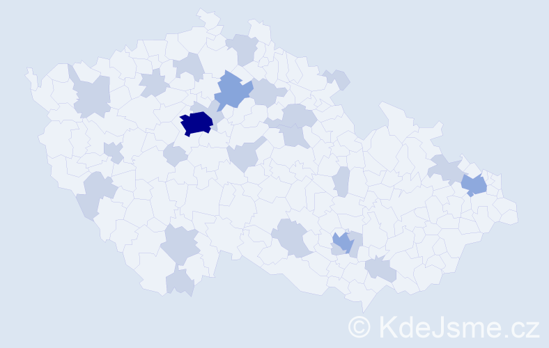Jméno: 'Marie-Anna', počet výskytů 40 v celé ČR