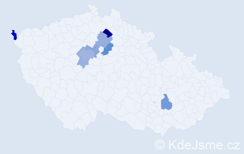 Jméno: 'Tayisiya', počet výskytů 14 v celé ČR