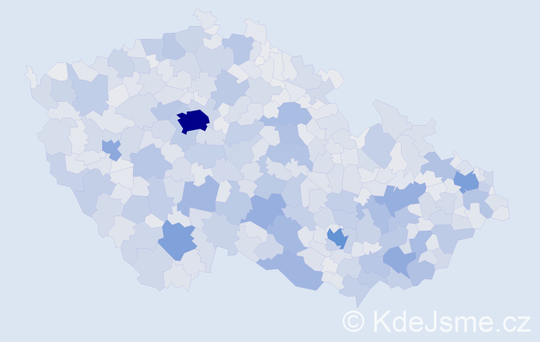 Jméno: 'Marie', počet výskytů 311963 v celé ČR