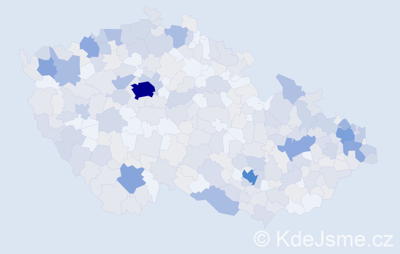 Jméno: 'Hermína', počet výskytů 732 v celé ČR
