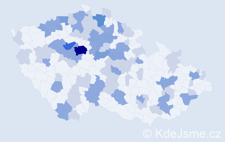 Jméno: 'Rozárka', počet výskytů 159 v celé ČR