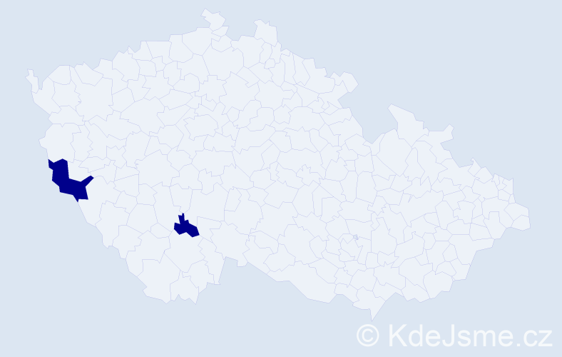 Jméno: 'Horst Peter', počet výskytů 2 v celé ČR