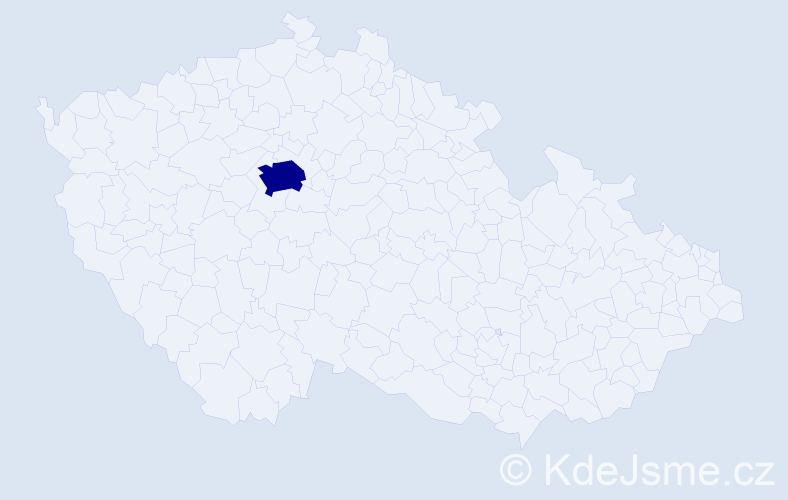 Jméno: 'Tigrane', počet výskytů 1 v celé ČR