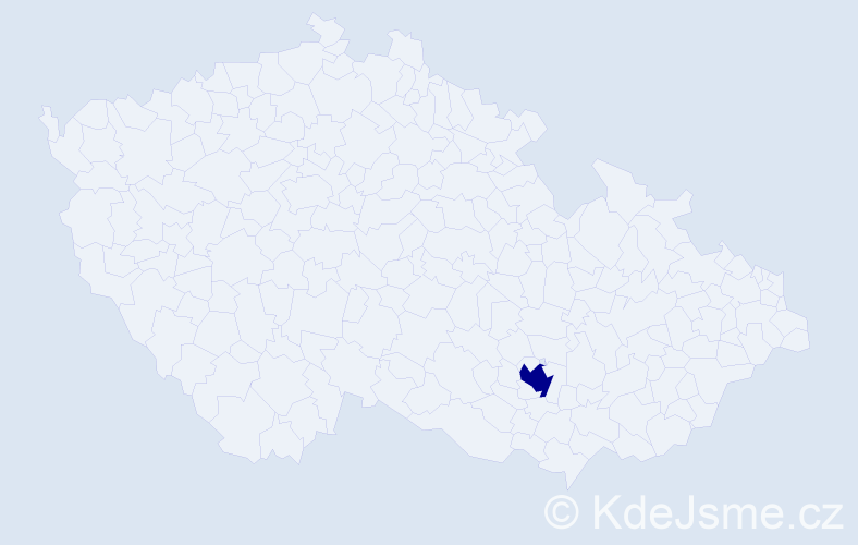 Jméno: 'Ifat', počet výskytů 1 v celé ČR