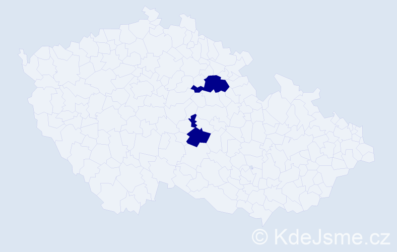 Jméno: 'Amarbuyan', počet výskytů 2 v celé ČR