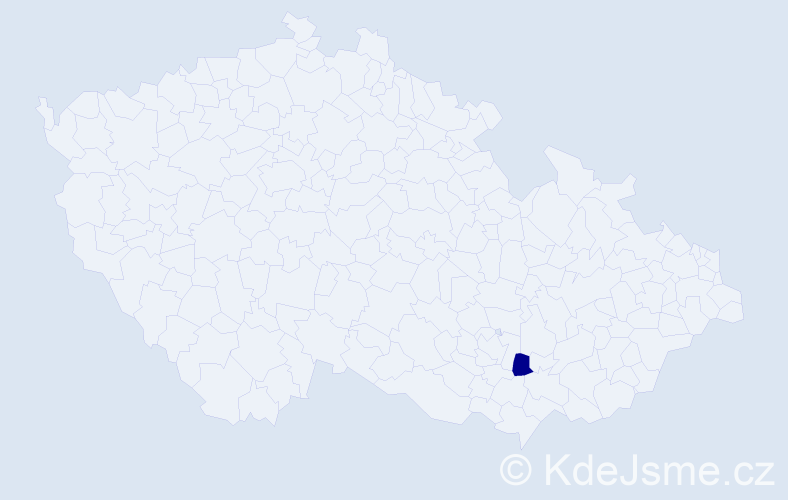 Jméno: 'Veronica Nicole', počet výskytů 1 v celé ČR