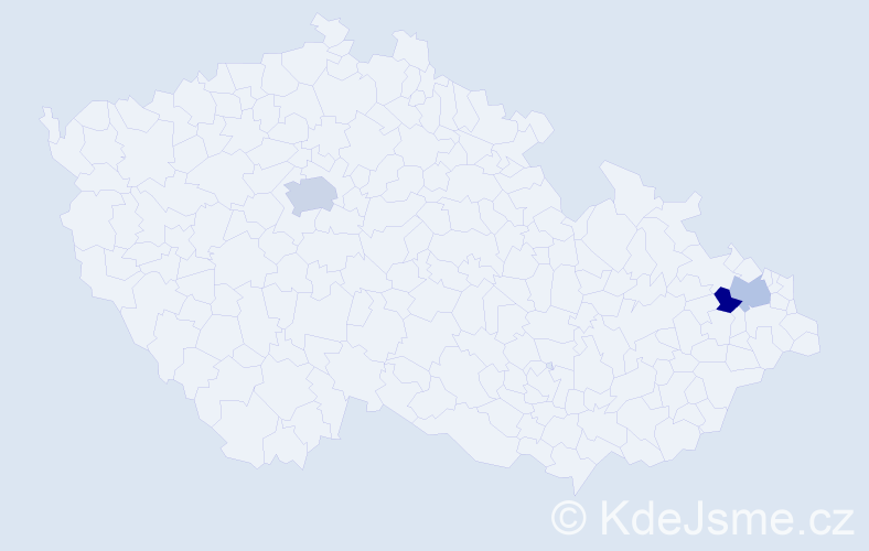 Jméno: 'Gia Linh', počet výskytů 4 v celé ČR