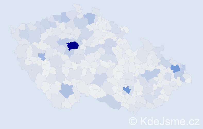 Jméno: 'Sandra', počet výskytů 5463 v celé ČR