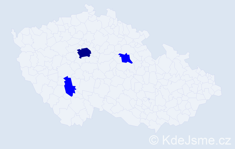 Jméno: 'Takuya', počet výskytů 4 v celé ČR