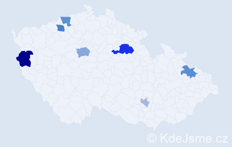Jméno: 'Duy Anh', počet výskytů 11 v celé ČR