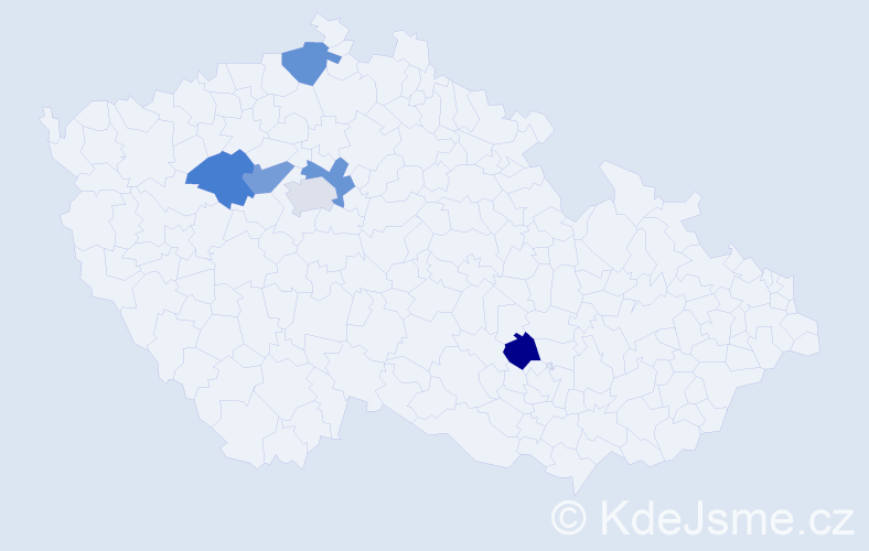 Jméno: 'Quang Chinh', počet výskytů 6 v celé ČR