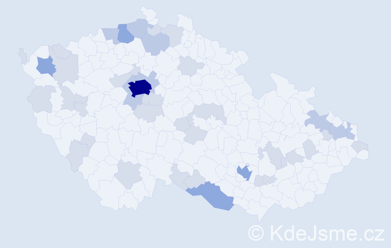 Jméno: 'Julija', počet výskytů 79 v celé ČR