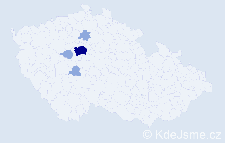 Jméno: 'Matviy', počet výskytů 8 v celé ČR