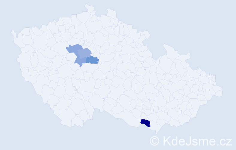 Jméno: 'Alissa', počet výskytů 10 v celé ČR