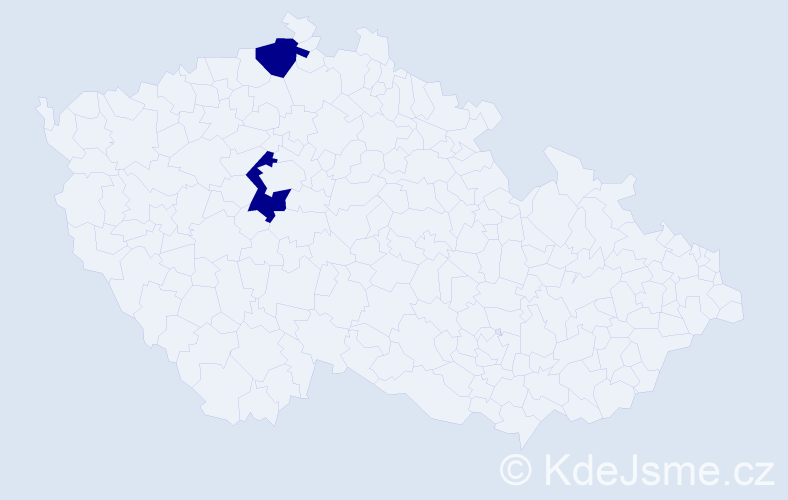 Jméno: 'Sieghild', počet výskytů 2 v celé ČR