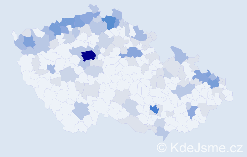 Jméno: 'Edith', počet výskytů 272 v celé ČR