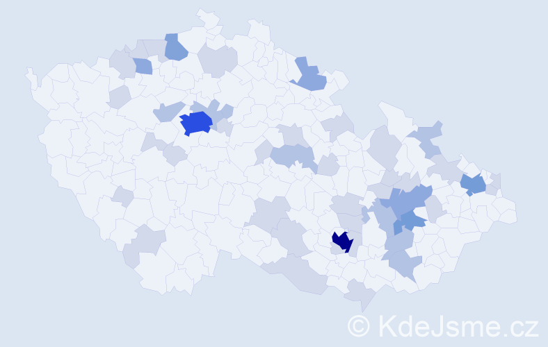 Jméno: 'Diego', počet výskytů 94 v celé ČR
