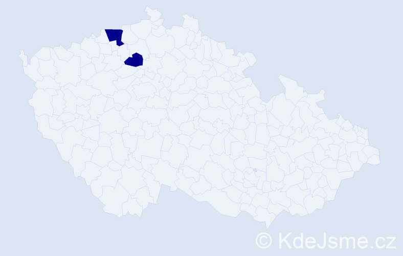 Jméno: 'Trung Tuyen', počet výskytů 2 v celé ČR
