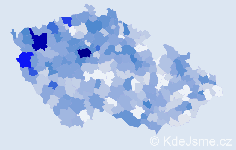 Jméno: 'Valentina', počet výskytů 1545 v celé ČR